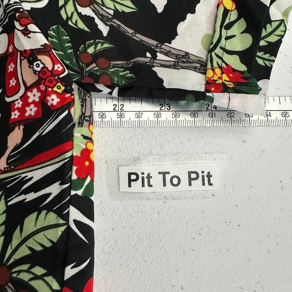 SSLR Mens Hawaiian Christmas Shirt Holiday Aloha Santa Reindeer‎ Size M Festive - Picture 7 of 9